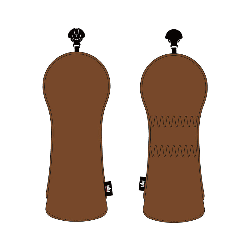 Personalized Solid Color Wood Head Covers With Your Logo