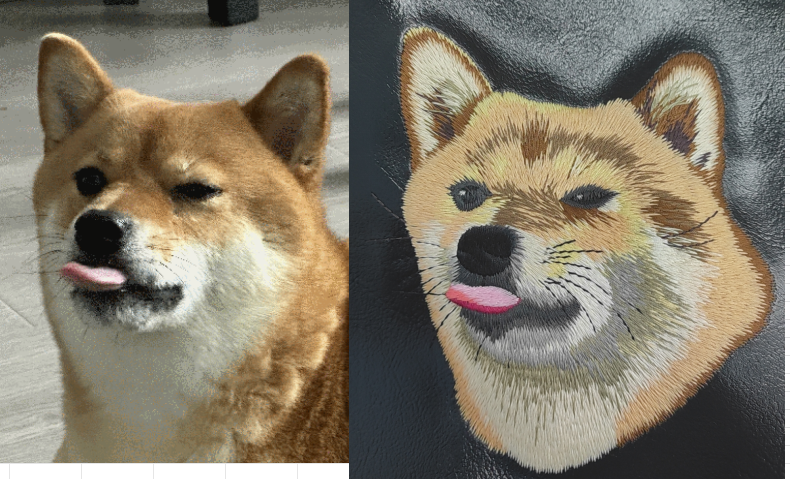 Custom Pet Portrait Embroidery Driver Head Cover
