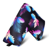 Maple Leaves Floral Black Blade Putter Cover