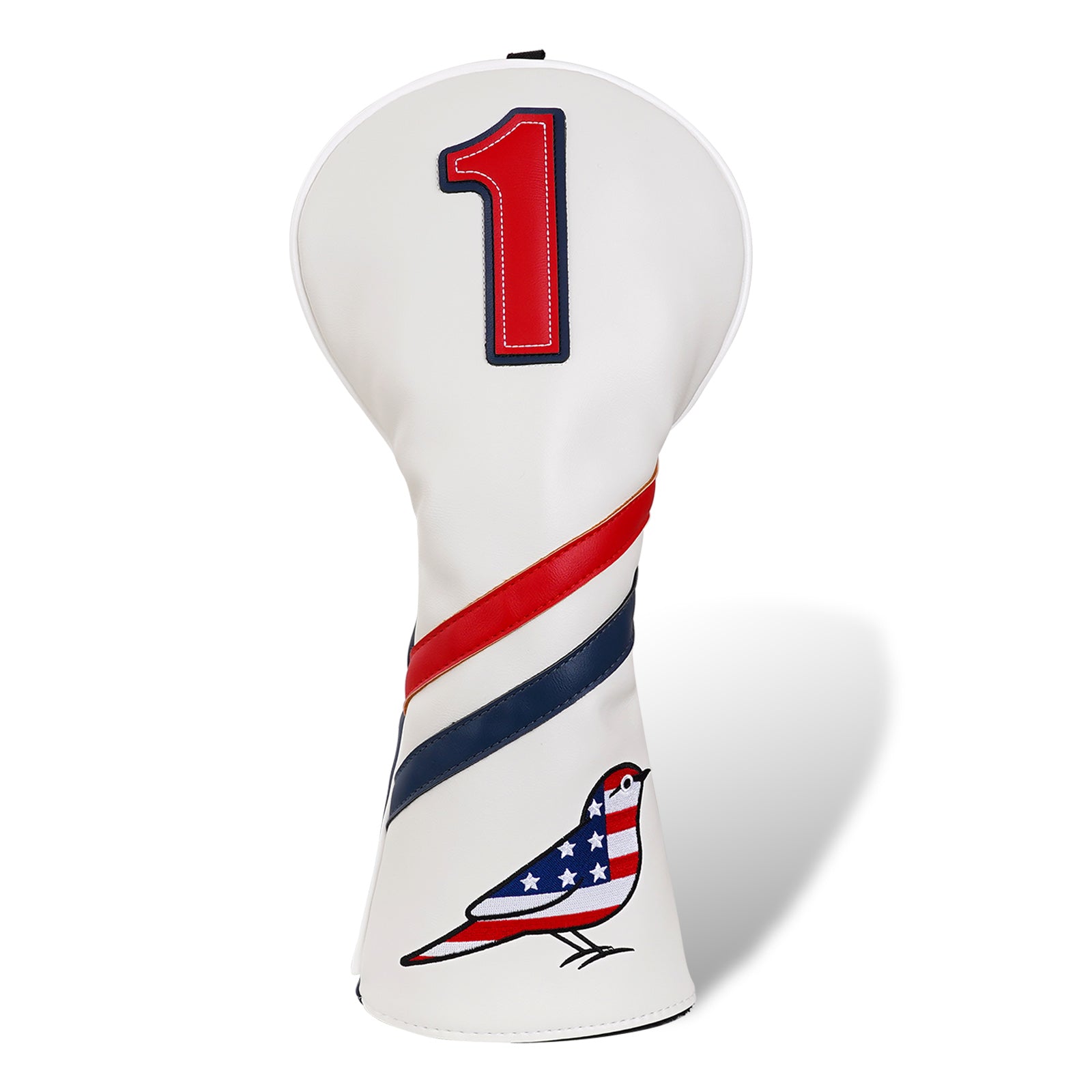 American Flag Bird Driver Head Cover Set