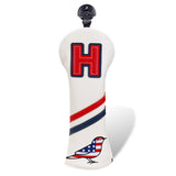 American Flag Bird Driver Head Cover Set