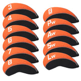 Black Neoprene Iron Covers Set 11pcs(3-9, Pw, Aw, Sw, Lw)