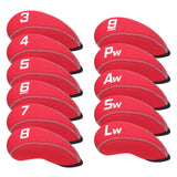 Black Neoprene Iron Covers Set 11pcs(3-9, Pw, Aw, Sw, Lw)