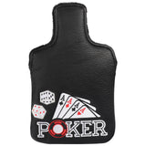 Four Aces Poker Large Mallet Putter Head Cover-CraftsmanGolf