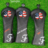 Black Leather Headcovers - Craftsman Golf