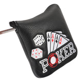 Four Aces Poker Large Mallet Putter Head Cover-CraftsmanGolf