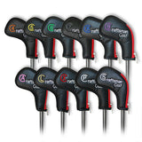 Multi Color Zipper Iron Head Cover Set
