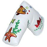 Fish Crab Starfish Seaweed Blade Putter Head Cover - CraftsmanGolf