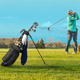 Blue-Grey Contrast Stars Lightweight Golf Stand Bag-CraftsmanGolf