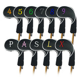 Colorful Number Sleeve Clip iron head cover Set 11pcs
