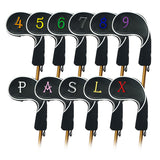 Colorful Number Sleeve Clip Iron Headcover Set 11pcs
