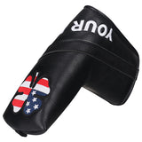 Custom Country Flag Lucky Clover Blade Putter Headcover
