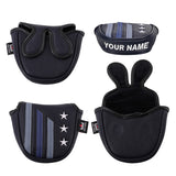 Custom Your Name Stars&Stripes Mallet Putter Headcover