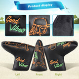 Good Vibes Golf Club Blade Putter Head Cover - Craftsman Golf