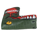 Green Crocodile Pattern Golf Blade Putter Head Cover - Craftsman Golf