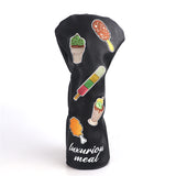 Ice Cream Leather Golf Club Driver Head Cover