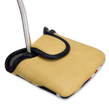Muddy Yellow PU Leather USA Flag Large Mallet Putter Head Cover - Craftsman Golf