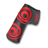 Red Circle Swirl Blade Putter Headcover