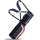 Stars Stripes Lightweight Easy Carry Golf Stand Bag, Perfect for Par 3 Course, Driving Range Practice