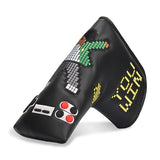 YOU WIN Mosaic Boy Leather Blade Putter Head Cover