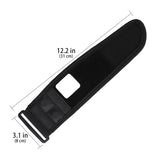 Black Oxford Rangefinder Strap - CraftsmanGolf