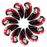 Skull Neoprene Iron Head Cover Set (3-9,P,A,S,L)