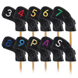 Both Sides Colorful Number Elastic Iron Headcovers Set