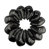 Personalized With Your Name Leather Iron Head Cover Set - CraftsmanGolf