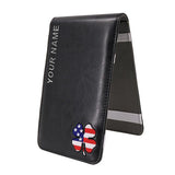 Custom Country Flag Clover Scorecard&Yardage Book Cover With Your Name - CraftsmanGolf