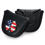 USA Flag Lucky Clover Mallet Putter Headcover