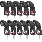 USA Flag Clover Iron Headcovers Set 11pcs