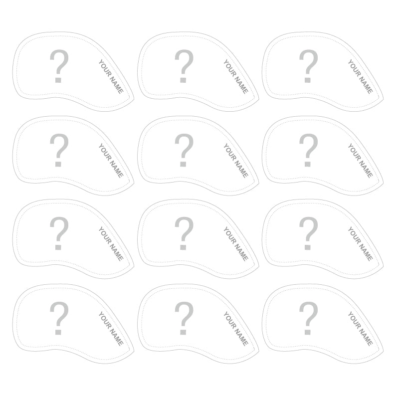 New Customization Personalized Golf Iron Head Covers 12pcs-CraftsmanGolf