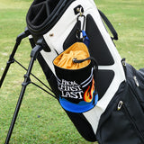 Rock Flame Golf Valuables Pouch with Drawstrings