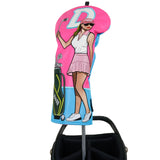Rose Red Wendy Woo Driver Golf Head Cover