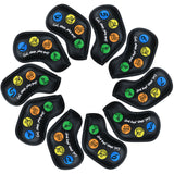 Eat,Shop,Play Golf Iron Cover 10pcs（4-9,P,A,S,L)