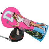 Rose Red Wendy Woo Driver Golf Head Cover