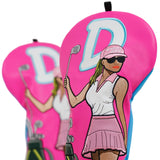 Rose Red Wendy Woo Driver Golf Head Cover