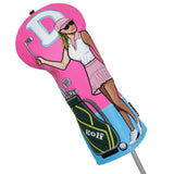 Rose Red Wendy Woo Driver Golf Head Cover