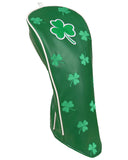 Green PU Clover Driver Golf Headcover