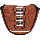 Football Mallet Putter Golf Head Cover