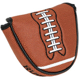Football Mallet Putter Golf Head Cover
