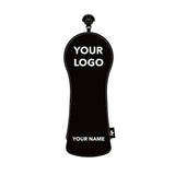 Personalized Solid Color Wood Head Covers With Your Logo