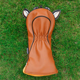 Brown Giraffe Driver Golf Head Covers