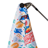 Sunglasses Shark Double-sided Printing Golf Towel