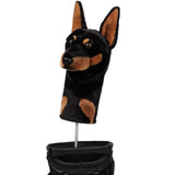 Realistic Dobermann Driver Golf Headcover