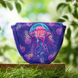 Colored Jellyfish Mallet Putter Golf Headcover