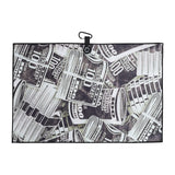 Black& White USD Magnet Golf Towel
