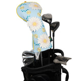 Light Blue Daisy Driver Golf Headcover