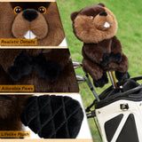 Beaver Plush Driver Animal Golf Headcover