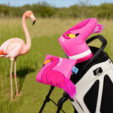 Rose Red Flamingo Putter Golf Head Covers